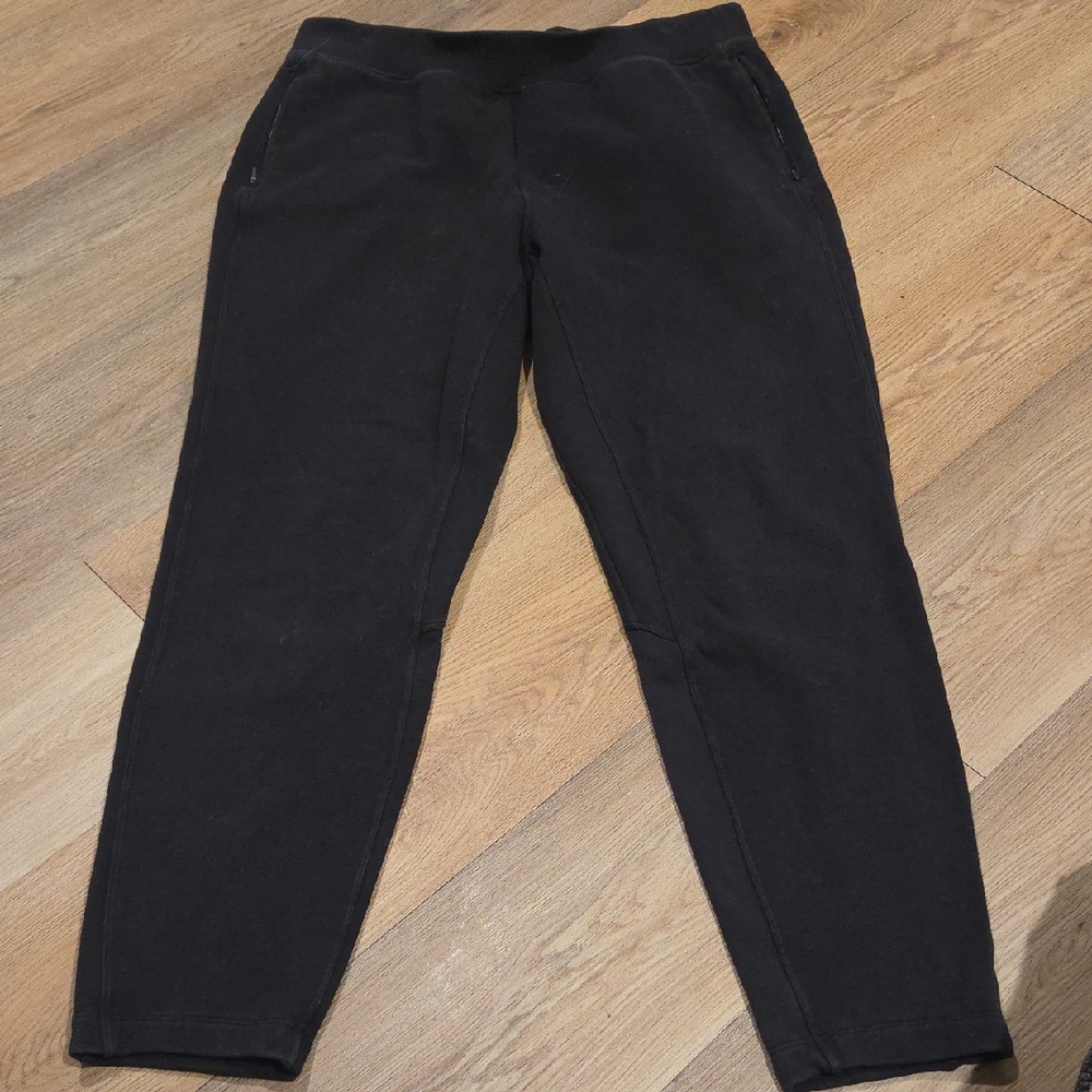 lululemon athletica 100% Cotton Black Track Joggers